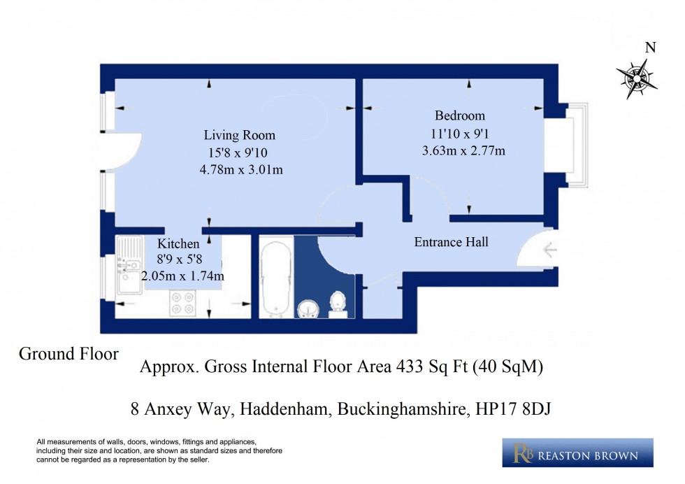 Floorplan for Haddenham, Buckinghamshire